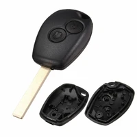2 buttons remote car key shell fob key case cover with blade for renault modus clio 3 twingo kangoo car key accessories