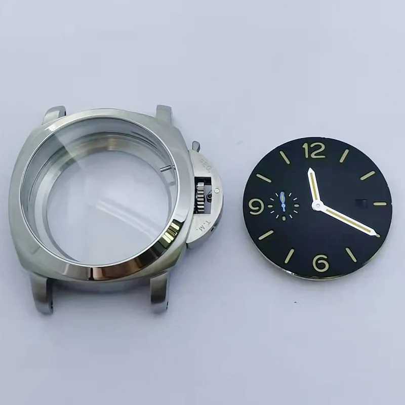PORSTIER 45mm Watch Case Set For Panerai Stainless Steel Miyota 8215 / 2813 Movement Men Automatic Mechanical Watch Accessories enlarge