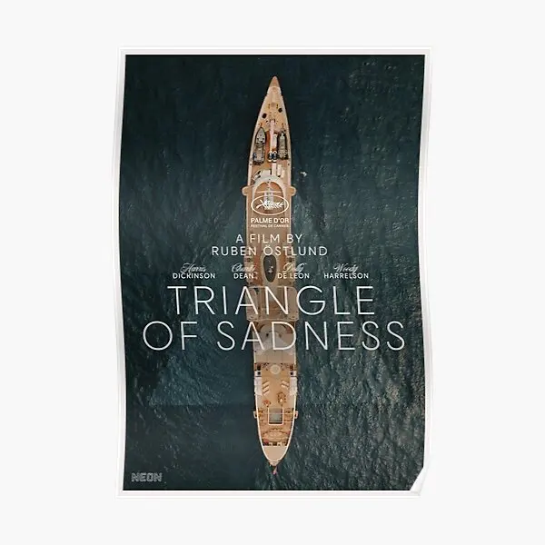 

Triangle Of Sadness 2022 Poster Home Room Decoration Funny Art Wall Mural Print Modern Vintage Picture Painting Decor No Frame