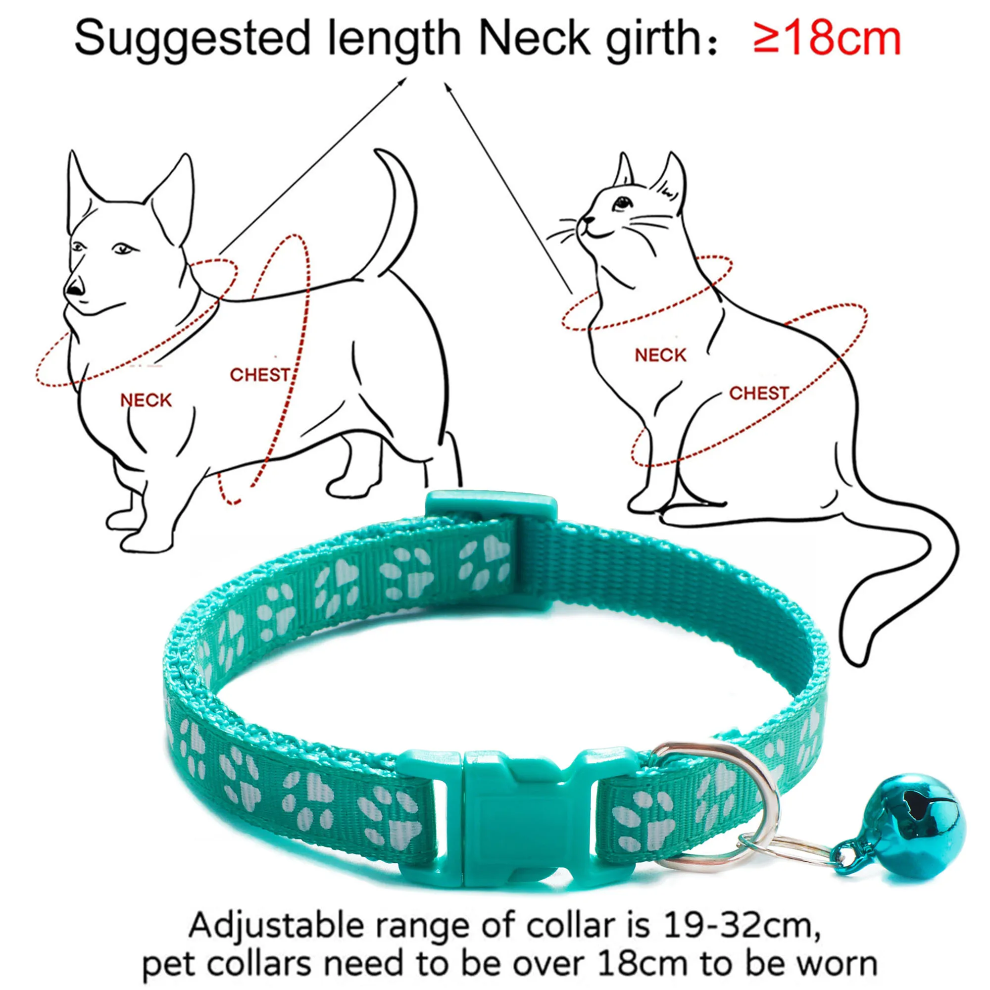 Милые аксессуары с колокольчиком для маленьких собак персонализированные