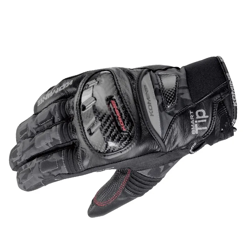KOMINE GK-819 осенне-зимние мотоциклетные перчатки из козьей кожи водонепроницаемые