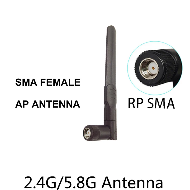 eoth 2.4g wifi Antenna pbx 5.8 Ghz 2.4ghz 8dBi SMA Male female Connector Dual Band wi fi Antenne wireless router antena iot