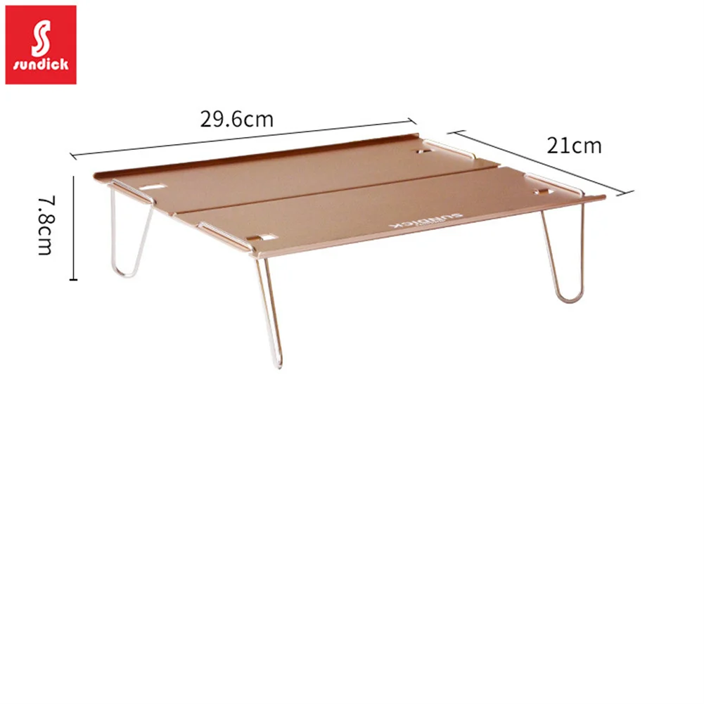 

Foldable Camping Table Folding Table 1pcs 29.6*21*7.8cm Aluminum Alloy