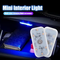 okeen car interior led touch ambient lamp auto roof ceiling reading light wireless led mini usb charging car lighting 5v