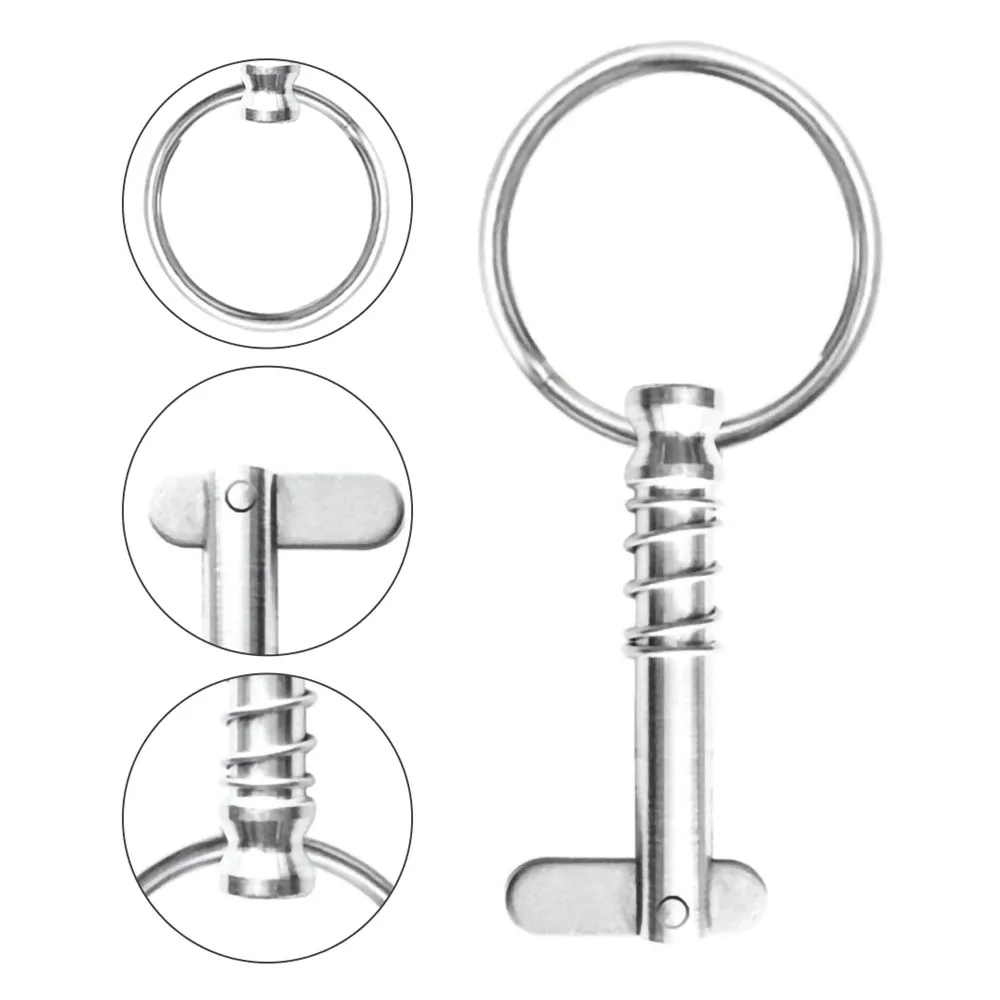 

Boat Hardware 1/4" Marine Grade 316 Stainless Steel Quick Release Pin for Boat Bimini Top Deck Hinge Marine