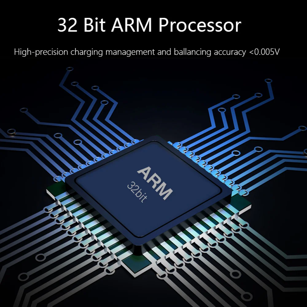 Интеллектуальное зарядное устройство ToolkitRC Q4AC Dis 4x50 Вт 5A AC 100 4 порта DC XT60/XT30 для RC