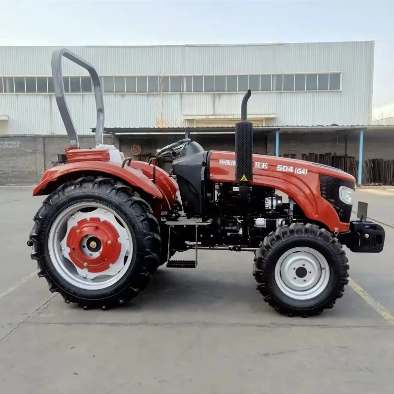 Фото Многофункциональный дизельный мини-трактор 4×4 мощностью от 50 до 100 л.с., прочная сельскохозяйственная техника №5