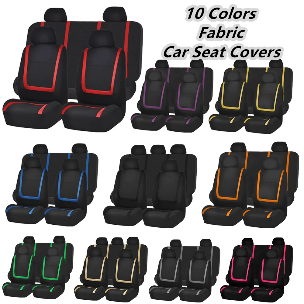 

1/2/5 Seats Fabric Car Seat Covers For Hyundai/OPEL/Buick/Dodge/MG/Subaru/Skoda/JEEP/Honda /GMC/Land Rover/Cadillac/Chrysler