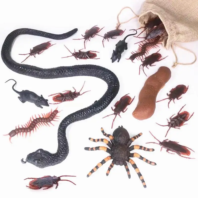 

Хэллоуин, игрушка для розыгрыша, искусственная таракана, искусственная змея, реальная мышь, искусственная змея, дети, искусственная змея