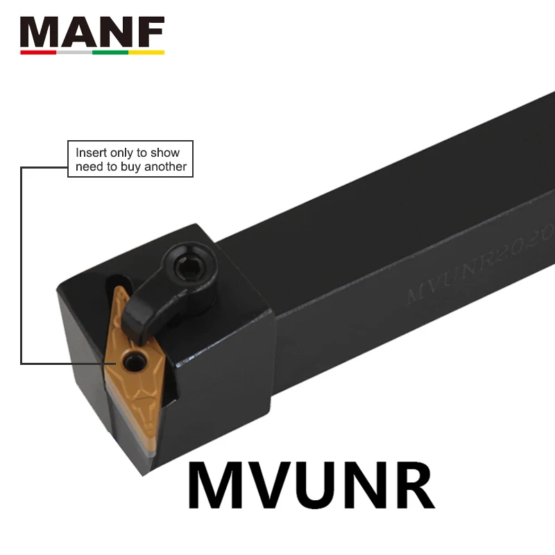 

MANF 20mm25mm MVUNR-2020K16 обработки расточной резец металла cuttingкарбид держатель инструментов резец для наружной обточки Держатель токарный станок с...