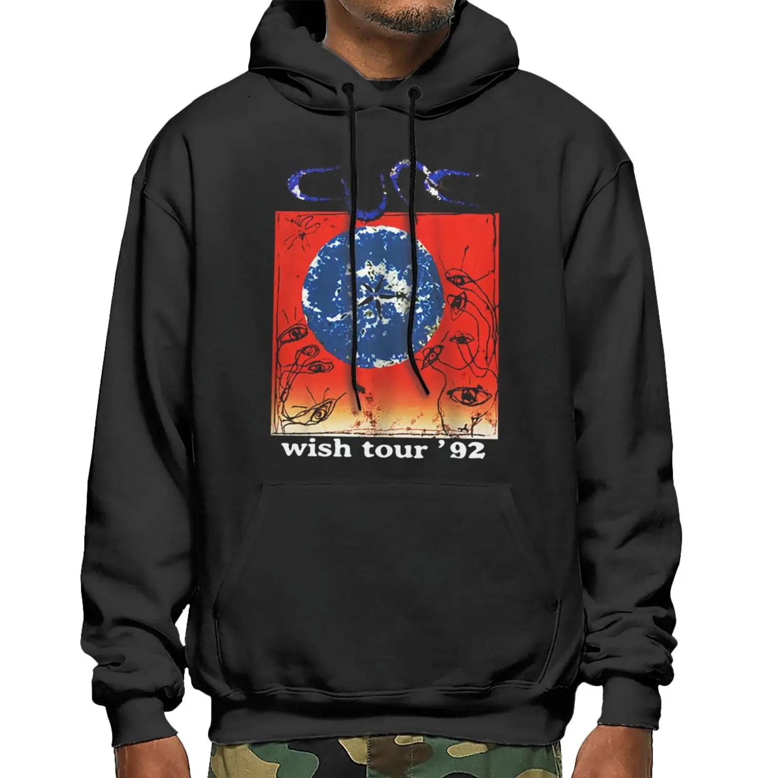 

The Cure Wish Tour 1992 1115 толстовки свитшоты толстовки с капюшоном мужская одежда мужские толстовки Женская мужская зимняя куртка