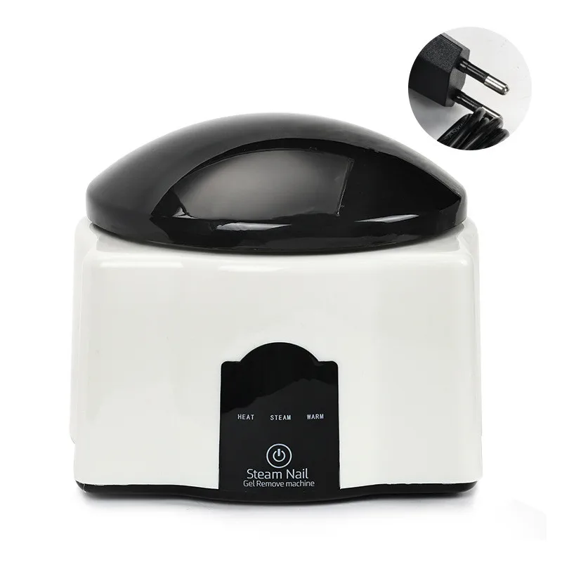 Electric Manicure Health Heating Steamer Nail Polish Remover Steam Machine 36W Nail Clean UV Gel Soak Off Remover Acetone Tools