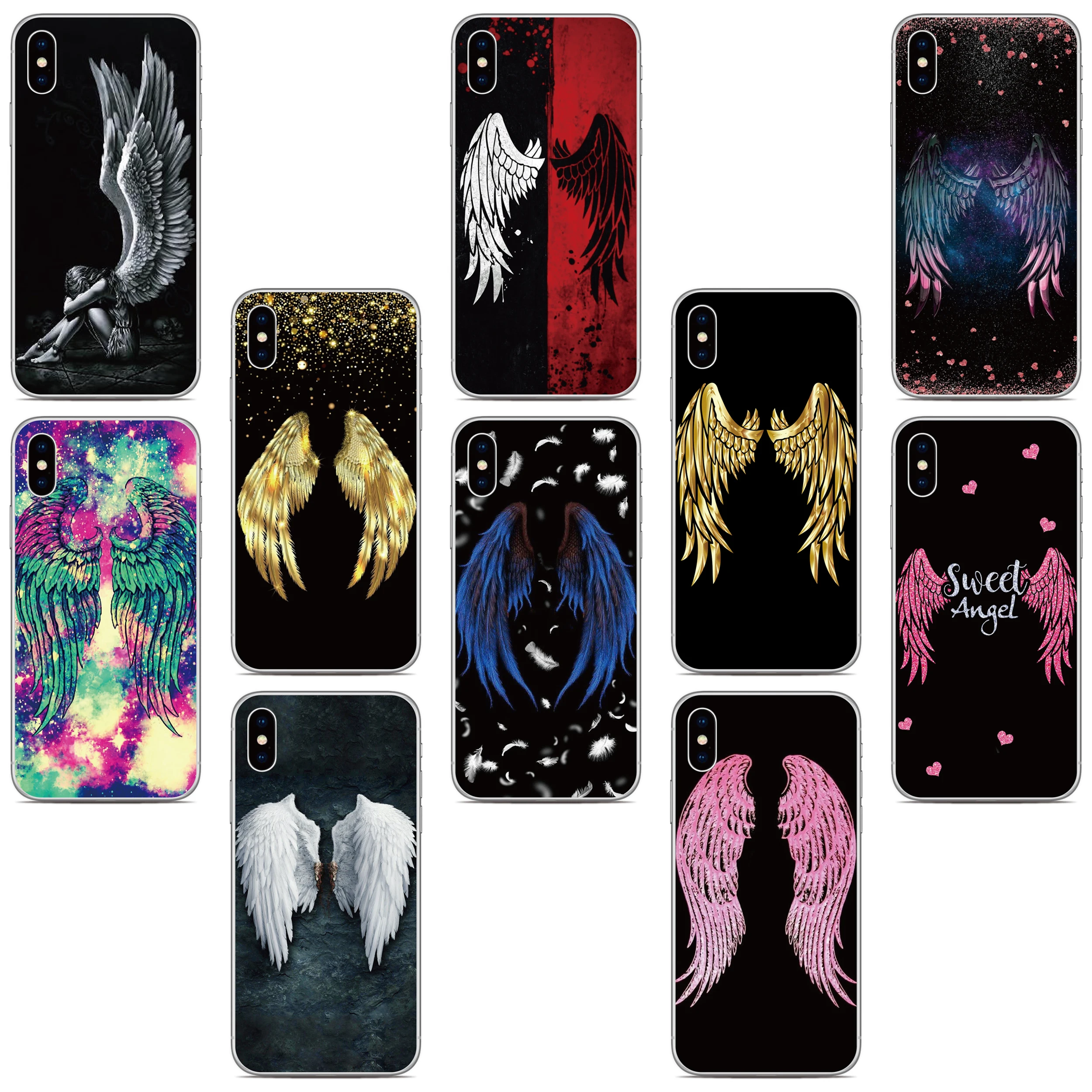 Чехол Angel Wings для Nokia G42 C32 C31 C22 C21 C20 C10 C12 C02 C01 G22 G21 G20 G10 G11 Nothing Phone 2A Plus CMF 1 2