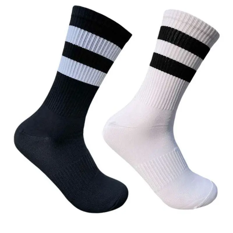 Men And Women In The Wind Tube Socks College Street Skateboarding Basketball Two Poles Striped Socks Sock Sports