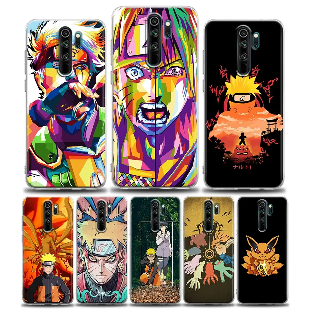 

Clear Phone Case for Redmi Note 7 8 9 10 8T Pro Redmi 8 8A 7 9 9C Y3 K20 K30 K40 TPU Case Bandai Cute Anime Uzumaki Naruto