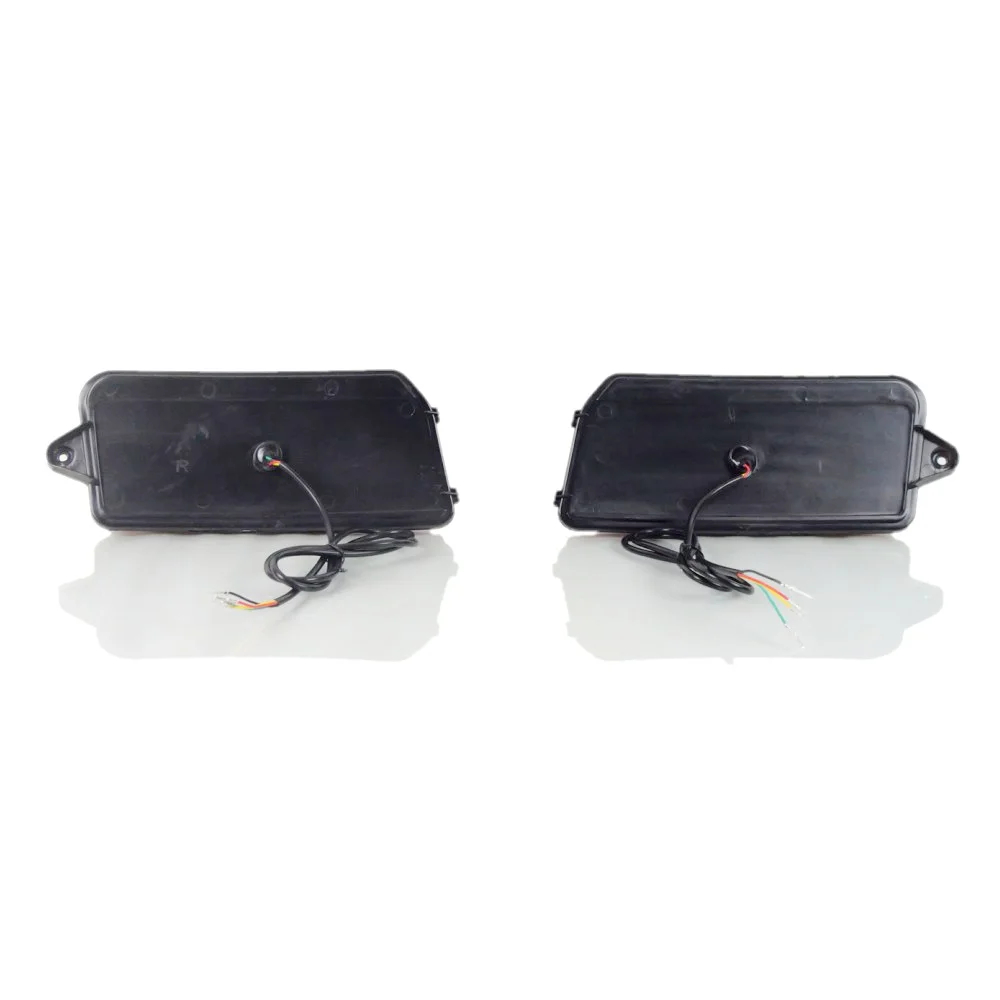Фото Автомобильные светодиодные стоп-сигналы July King для Jeep Grand Cherokee 2005-2010, стоп-сигнал + ночной DRL + стример указателей поворота, сканирование запуска №3