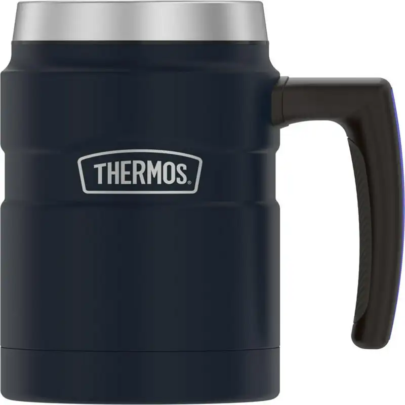 

Oz Vacuum Insulated Desk Mug, Matte Blue
