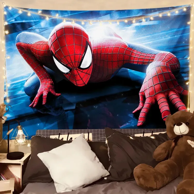 

Disney Spiderman Tapestry Wall Hanging for Bedroom Child Gift Home Decoration Room Decor HD Print Art Wall Decor