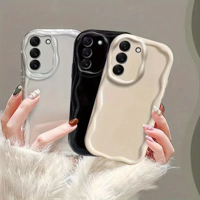 Фото Чехол для телефона Samsung Galaxy Wide 8, Buddy 3, Quantum 6, 5, 4, Jump3, Jump 5G, Wide8, Wide6, Quantum6, с рисунком «Водные волны» №1