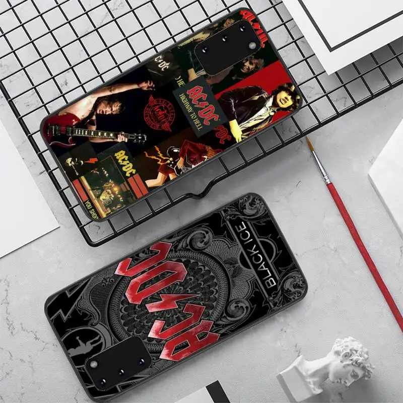 

Music-Band-ACDC-AC-DC-Malcolm-Angus Phone Case for Samsung S20 lite S21 S10 S9 plus for Redmi Note8 9pro for Huawei Y6 cover