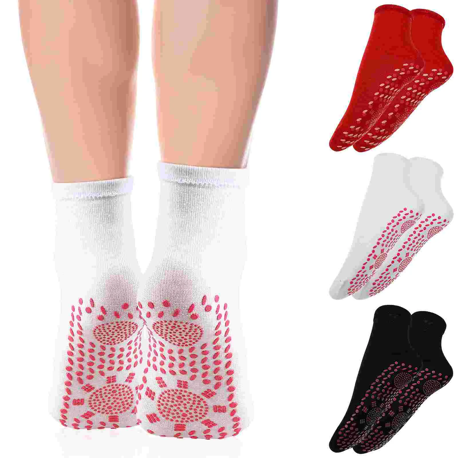 

3 Pairs Self Heating Socks Comfortable Thermal Women Foot Warmer Kid Winter Breathable Adults