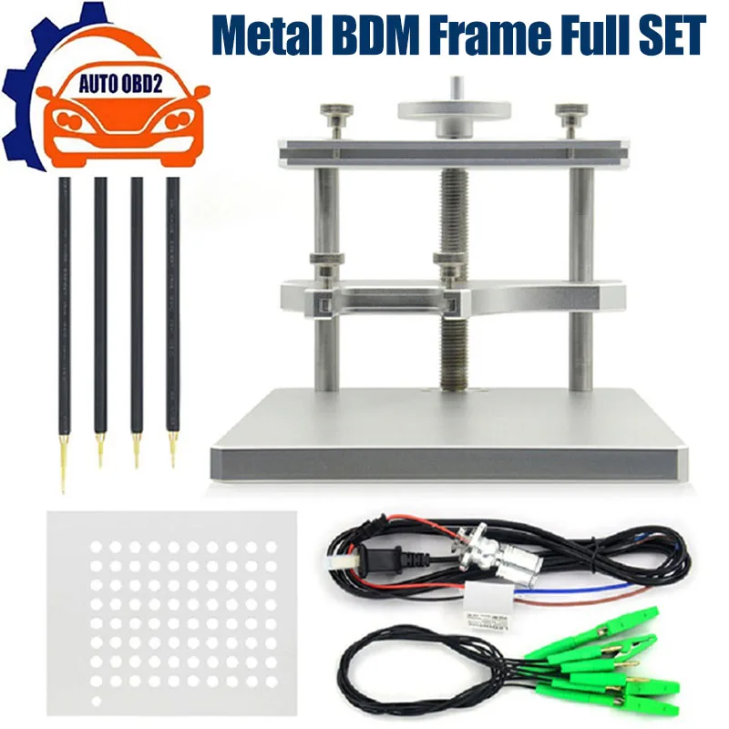 

Metal BDM Frame Full SET Aluminium Stainless with 22 Adapters 4 Probe Pens For Ktag Kess FGTECH BDM100 Ecu Ramp Chip Tuning Tool