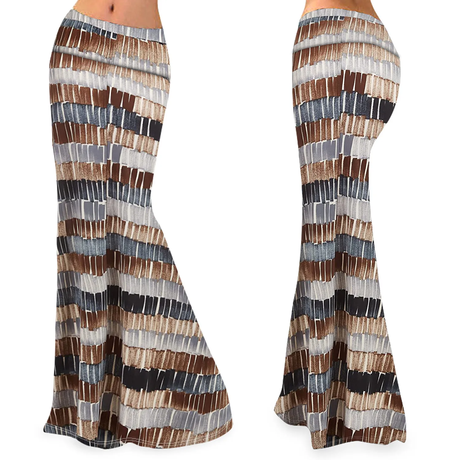 

Women's Summer Beach Boho Elastic High Waist Floral Print Pleated Swing Maxi Skirt Comfortable Leisure Skirts For Women 2023