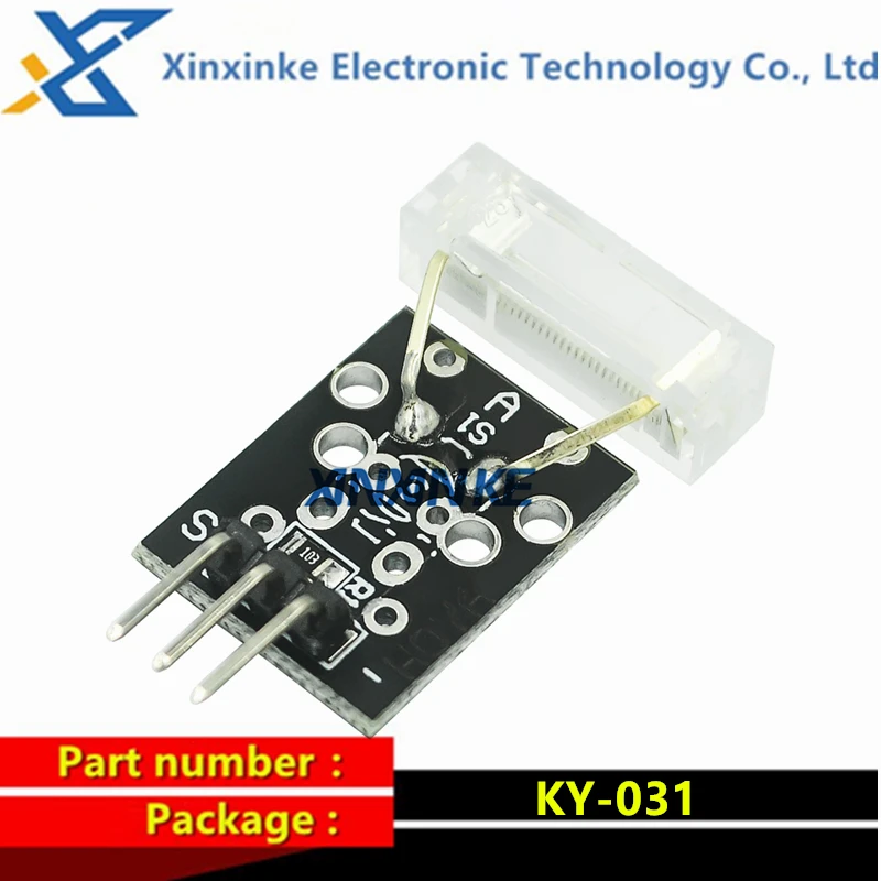

5PCS Knock Sensor Module 3pin KY-031 Percussion Knocking Knock Sensor Module Diy Starter Kit KY031