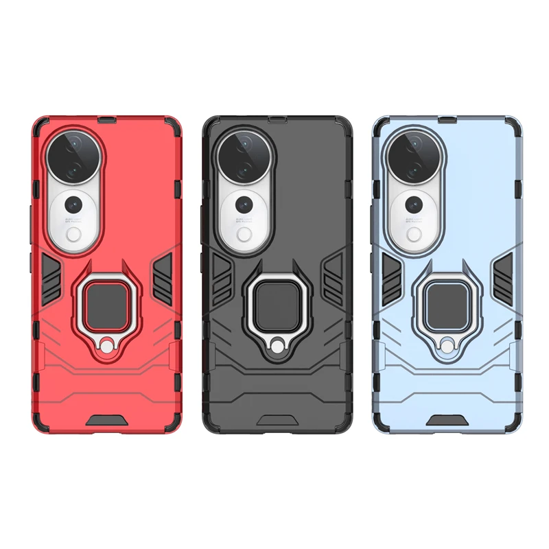 Чехол-бампер для телефона Vivo V40 противоударный Магнитный чехол с