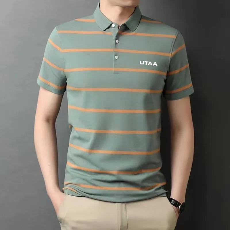 

2023 Men's Golf Clothing Summer Horse T-shirt Utaa Golf Wear Men Short Sleeve Tee Men POLO Men Golf Wear Malbon Golf T-shirt