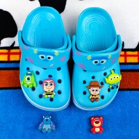 disney toy story cartoon shoe buckle single sale whoelsale new pvc shoes accessories fit crocs charms decoration clog kids gifts