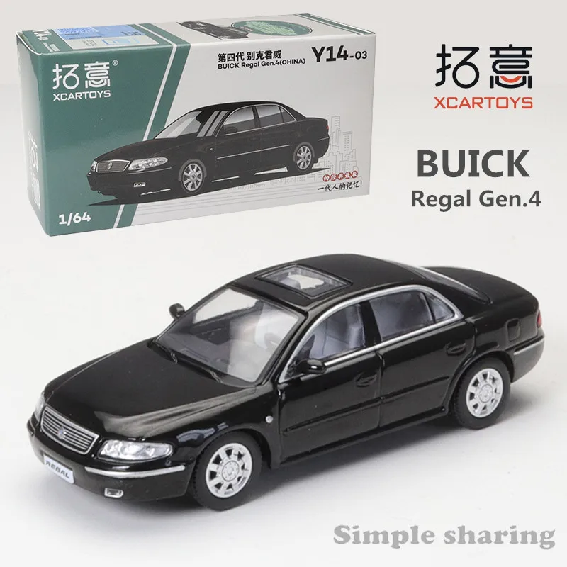 

XCarToys 1/64 Buick Regal Gen.4 Black Alloy Diecast Model Car Toy Collection Gift