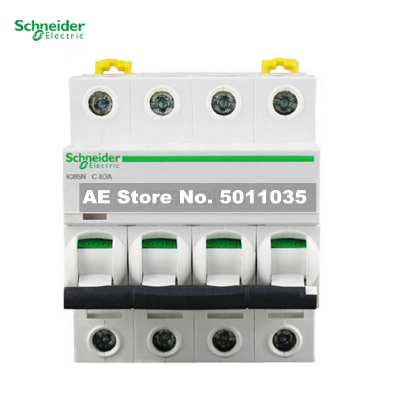 

A9F18425 Schneider Electric miniature circuit breaker; iC65N 4P C25A