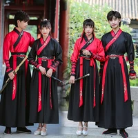 republic of china ancient style hanfu chinese costume mens and womens classical dance performance suit student class uniform
