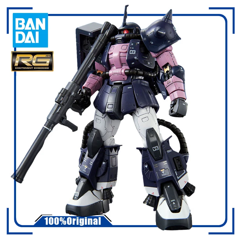 

BANDAI PB RG 1/144 MS-06 черный трехзвездочный загу 2 Gundam Модель Сборка экшн-Фигурки Рождественский подарок