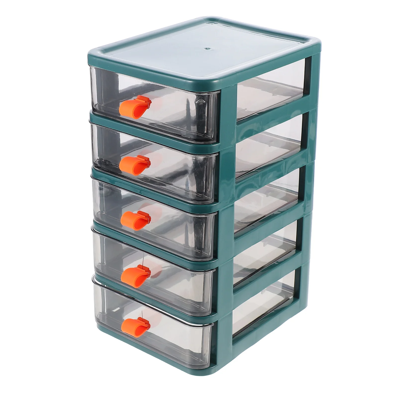 Storage Box Transparent Jewelry Desktop Organization Drawers Set Organizer Seat Gap Small Plastic Decorative Boxes