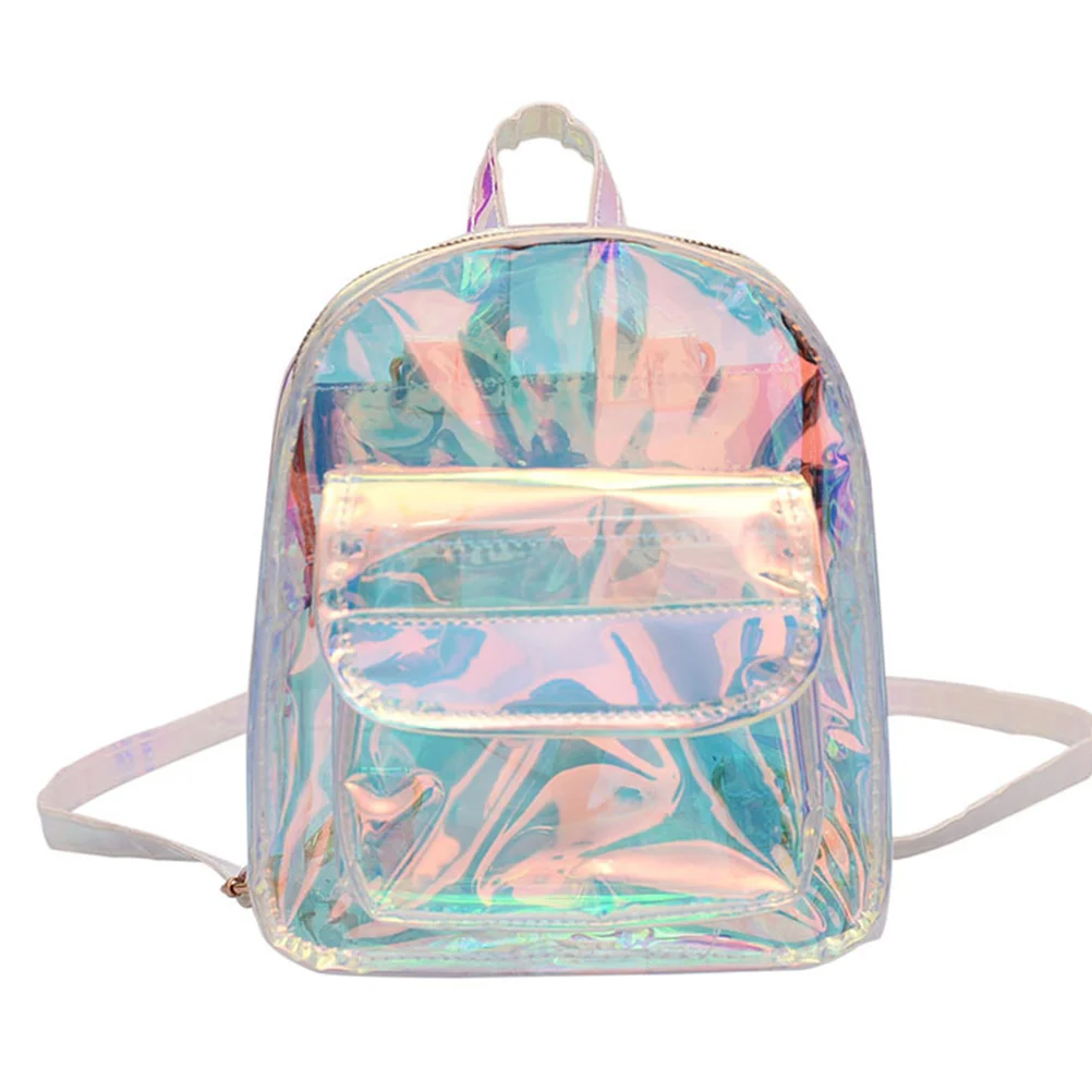 

Girls Travel Backpack Girl Backpack Transparent Bag Pack Girls Holographic Backpack Student Backpack