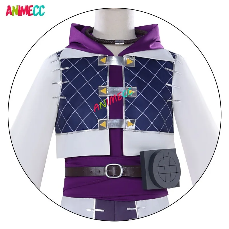 Фото ANIMECC В наличии XS-3XL Костюм для косплея Джаббер Уонгер из аниме Gachiakuta, парик, наряды для вечеринки на Хэллоуин для женщин №5