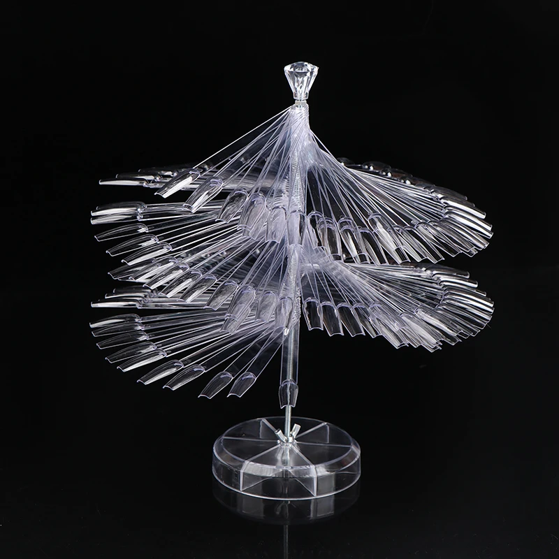 

1 Набор, стойка для демонстрации накладных ногтей, 120 накладных ногтей