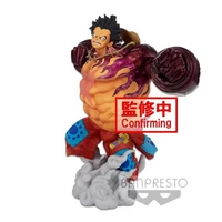 banpresto one piece bwfc smsp luffy gear 4 paint color action figures assembled models childrens gifts anime