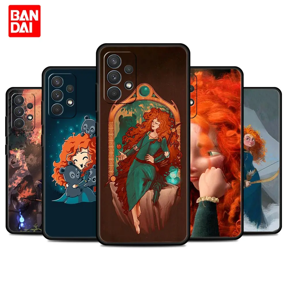 

Cover Case for Samsung Galaxy A03 A13 A31 A50 A51 A52 A30 A70 A71 A32 Note 20 Ultra 5G Back Soft Merida Brave Disney Princess