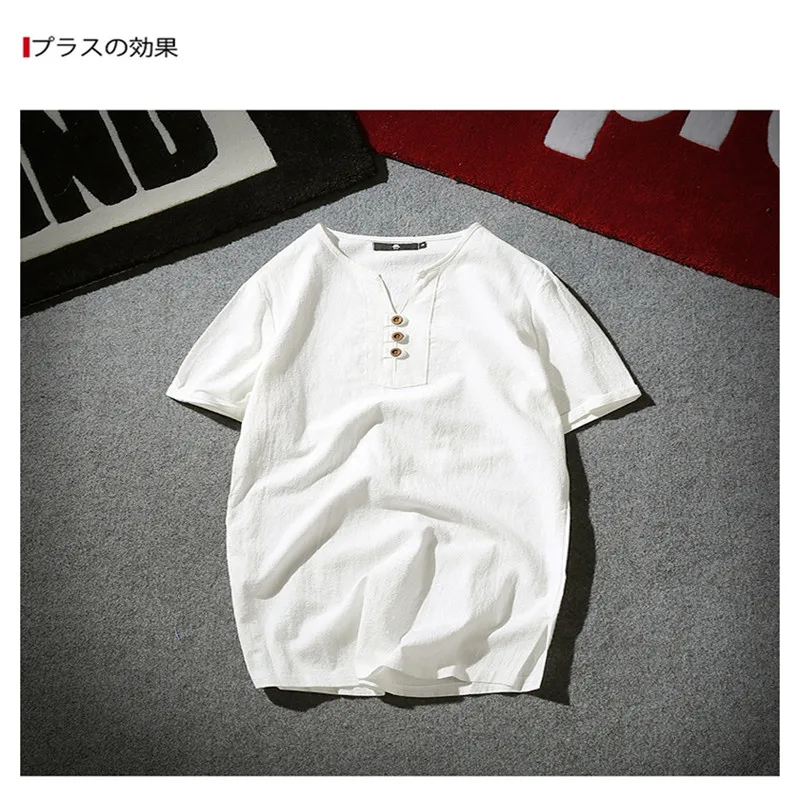 

8268-T-Men's summer new loose T-shirt clothes bottoming shirt half sleeve