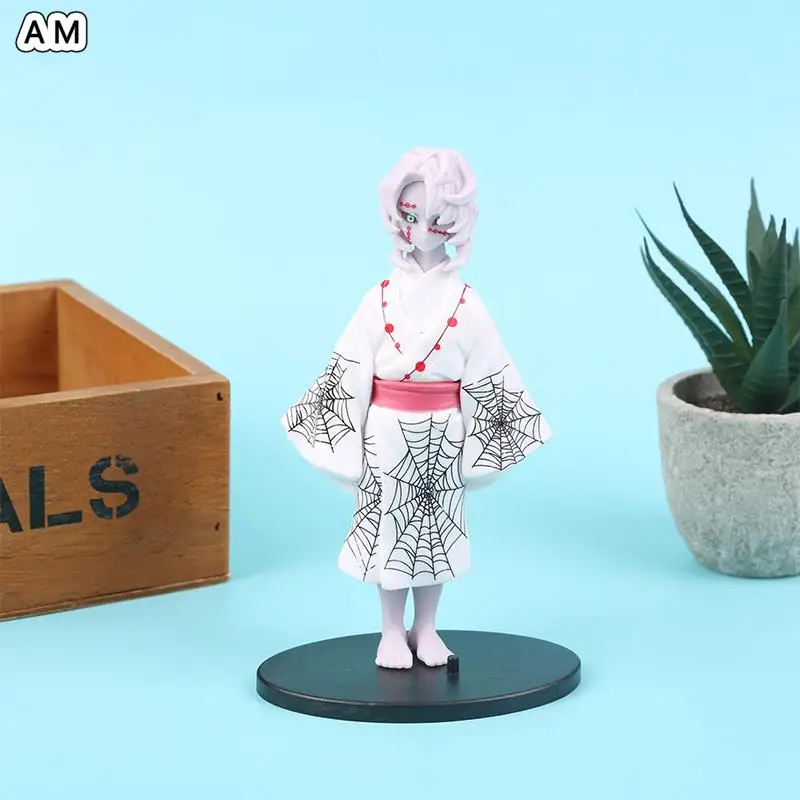 

14cm Anime Demon Slayer Action Figure Rui Spider Twelfth Ghost Month Kimetsu No Yaiba Collection Model Toys For Friend Gifts