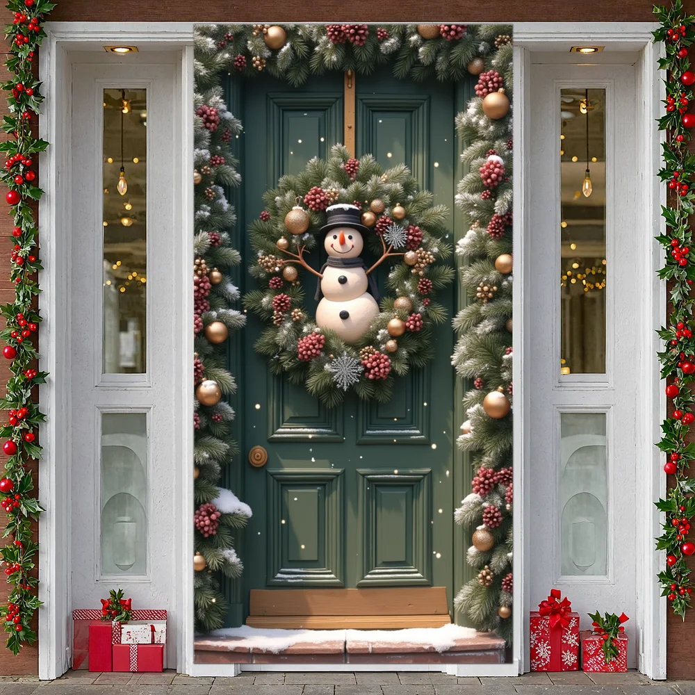 

Рождественский баннер с оленями 90x185 см