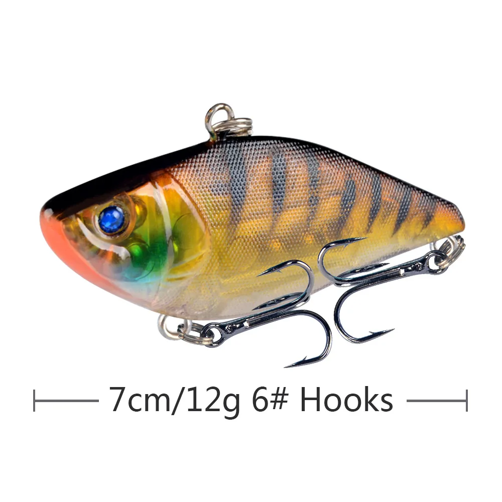 1 шт. VIB жесткая приманка для рыбной ловли 7 см 12 г погружная рыболовная с длинным