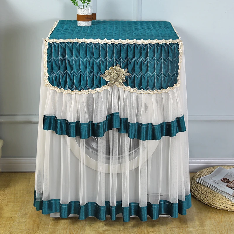 

Однотонный чехол для стиральной машины, пыленепроницаемый Универсальный полностью автоматический чехол для стиральной машины, чехол для стиральной машины