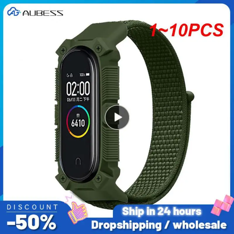 

Ремешок нейлоновый для Mi Band 6/5/4/3, 1-10 шт.