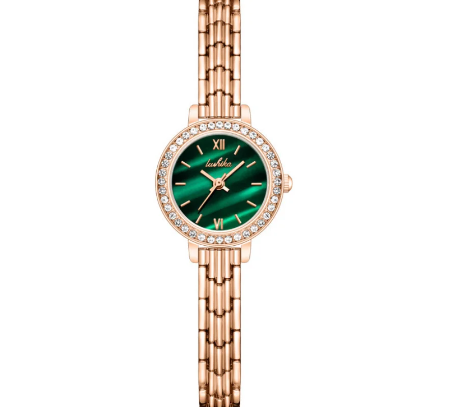 Trendy ladies watch wholesale small green watch waterproof simple fashion quartz watch women enlarge