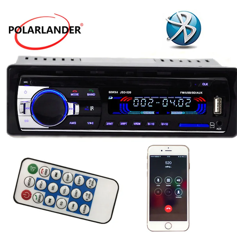 Автомагнитола 1 Din mp3-плеер 12 В/24 В Bluetooth FM USB /SD | Автомобили и мотоциклы