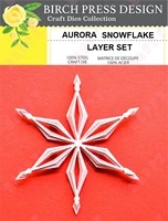 christmas metal cutting dies aurora snowflake layer scrapbooking diary album paper decoration template card embossing handcraft